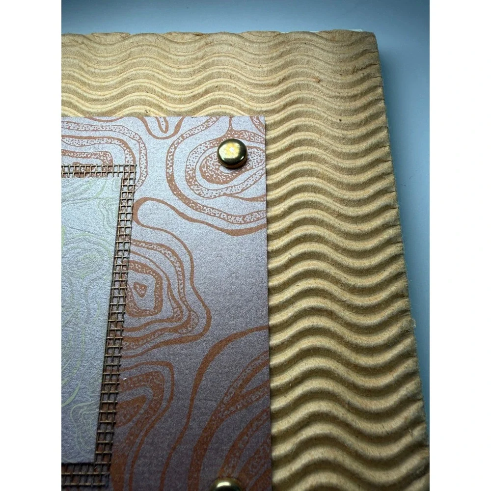 Event Book Guest Journal Scrapbook Junk Journal Turtle Motif  Earth Tones